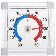 Outside window self-adhesive thermometer window цена и информация | Метеорологические станции, термометры | 220.lv