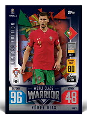 Topps Match Attax 101 Road To UEFA Nations League Finals 2022/2023 BLUE WARRIOR MEGA TIN цена и информация | Коллекционные карточки | 220.lv