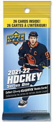 Хоккейные карточки Upper Deck Series One 2021/2022 колода цена и информация | Коллекционные карточки | 220.lv