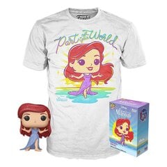 Figūriņa un T-krekls The Little Mermaid POP! & Tee Box Ariel cena un informācija | Rotaļlietas meitenēm | 220.lv