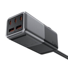 Desktop power strip Acefast Z2, GaN, 3xUSB-C, 2xUSB-A, 75W (black) цена и информация | Зарядные устройства для телефонов | 220.lv