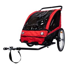 Trekker Velosipēda piekabe 1-2 bērniem Pro цена и информация | Прицепы для велосипеда | 220.lv