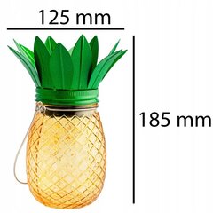 Солнечная лампа стеклянный ананас Polux, 18,5 cm 10 шт. цена и информация | Уличное освещение | 220.lv