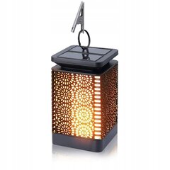 Saules lampa Interlook melna, 17 cm 4 gab. цена и информация | Уличное освещение | 220.lv