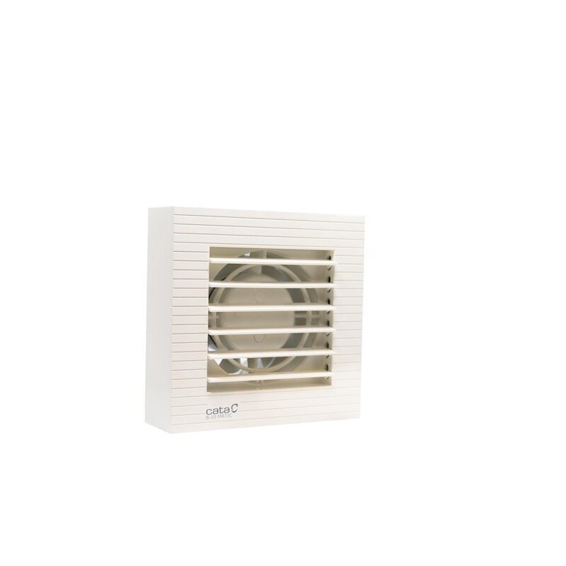 Izvelkamais ventilators Cata B-10 MT, balts цена и информация | Ventilatori vannas istabai | 220.lv
