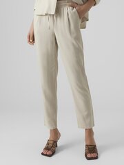 Vero Moda женские брюки 10279691*03, светло-бежевый/silv 5715366024892 цена и информация | Женские брюки | 220.lv