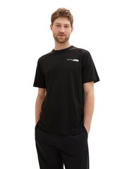 Мужская футболка Tom Tailor, черный цена и информация | Мужские футболки | 220.lv