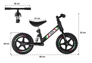 Divriteņu līdzsvara velosipēds Aprilia, dzeltens цена и информация | Балансировочные велосипеды | 220.lv