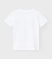 Детская футболка Name It, белый цена и информация | Рубашки для девочек | 220.lv