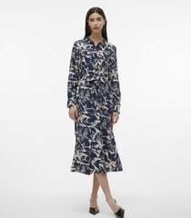 Женское платье Vero Moda, тёмно-синий /бежевый цена и информация | Платья | 220.lv