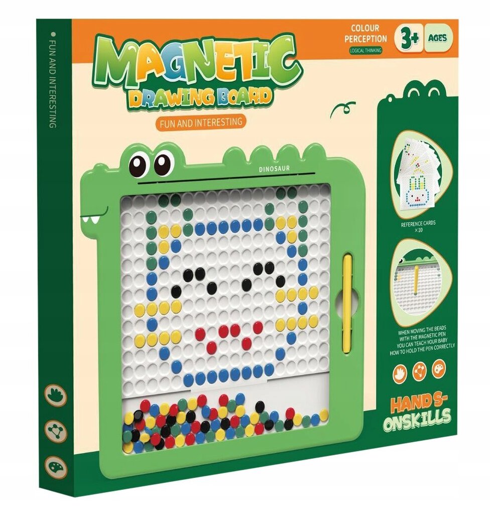 Magnētiskā tāfele ar marķieri Montessori цена и информация | Attīstošās rotaļlietas | 220.lv