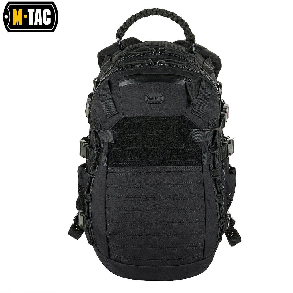 Ceļojuma mugursoma M-Tac Mission Pack 25l, melna cena un informācija | Sporta somas un mugursomas | 220.lv