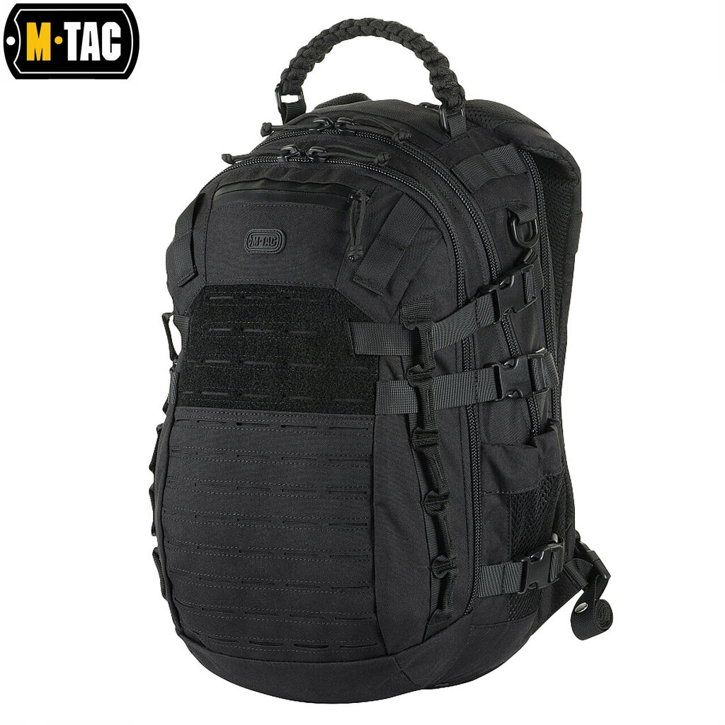 Ceļojuma mugursoma M-Tac Mission Pack 25l, melna цена и информация | Sporta somas un mugursomas | 220.lv