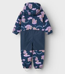 Детский комбинезон Name It, тёмно-синий /розовый цена и информация | Зимняя одежда для детей | 220.lv