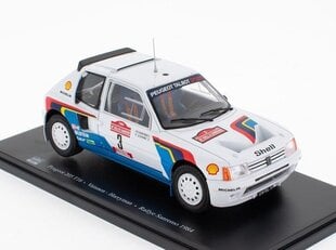 Peugeot 205 T16 Rallye Sanremo 1984 Vatanen-Harryman WRC530 Hachette 1:24 cena un informācija | Kolekcionējamie modeļi | 220.lv