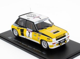 Renault 5 Turbo Tour de Corse 1982 Ragnotti-Andrié WRC526 Hachette 1:24 cena un informācija | Kolekcionējamie modeļi | 220.lv