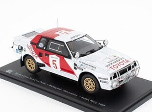 Toyota Celica Twin Cam Turbo Safari Rally 1984 Waldegård-Thorszelius WRC533 HACHETTE 1:24 цена и информация | Коллекционные модели автомобилей | 220.lv