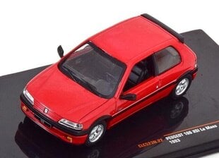 Peugeot 106 XSI Le Mans 1993 Red Metallic CLC523N IXO 1:43 цена и информация | Коллекционные модели автомобилей | 220.lv