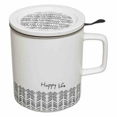 Happy Life krūze tējai, 350 ml cena un informācija | Glāzes, krūzes, karafes | 220.lv