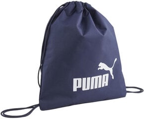 Sporta soma Puma Phase Gym Sack Navy 079944 02, zila cena un informācija | Skolas somas | 220.lv