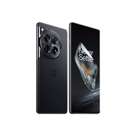 OnePlus 12 5G 12/256GB Silky Black cena un informācija | Mobilie telefoni | 220.lv