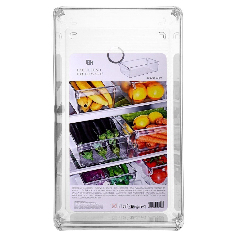 Ledusskapja organizators , 36x20,5x10 cm cena un informācija | Trauki pārtikas uzglabāšanai | 220.lv