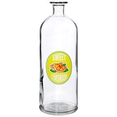 стеклянная бутылка, 1 л цена и информация | Стаканы, фужеры, кувшины | 220.lv