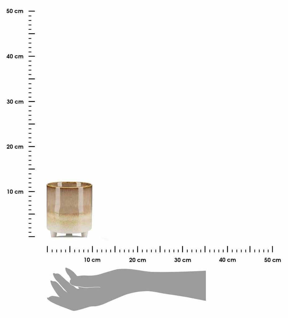 Puķu pods, 11,5 cm cena un informācija | Puķu podi | 220.lv