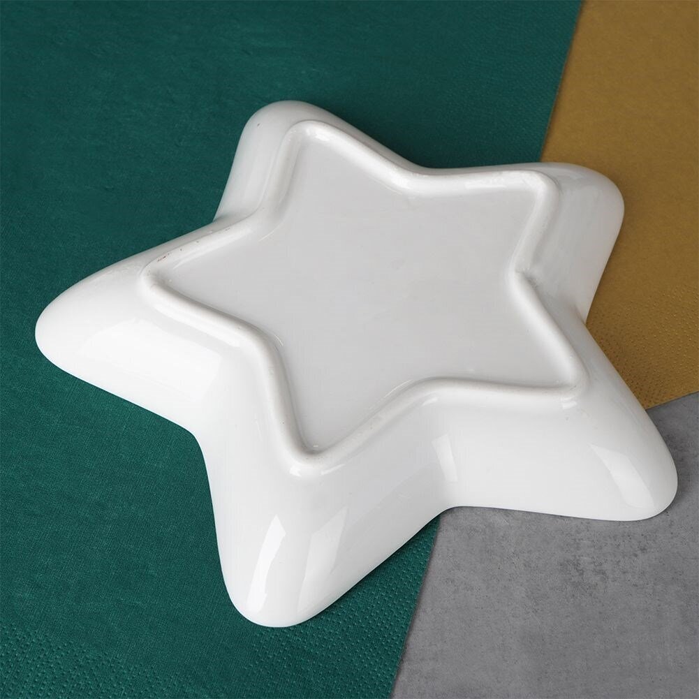 Zvaigznes formas šķīvis - 18 cm цена и информация | Trauki, šķīvji, pusdienu servīzes | 220.lv