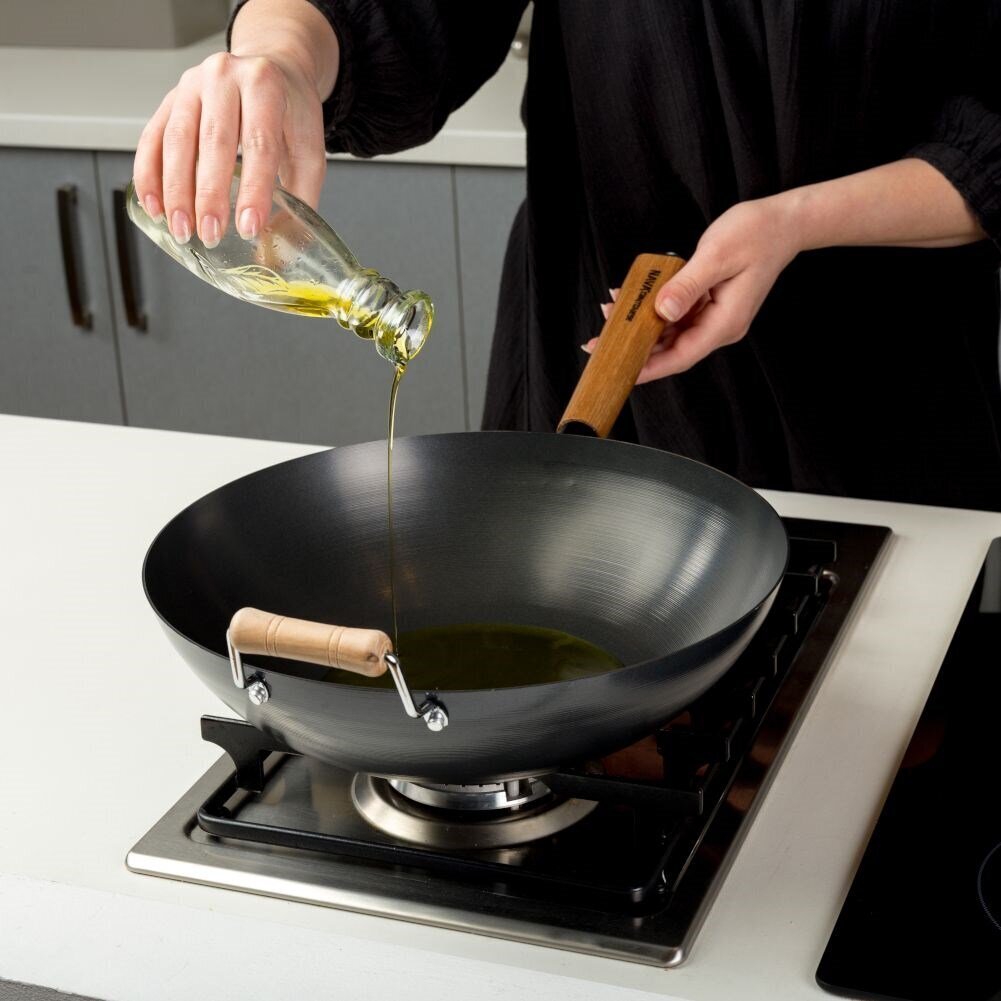dziļais wok, 35 cm цена и информация | Pannas | 220.lv