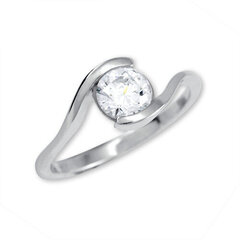 Brilio Silver Серебряное помолвочное кольцо 426 001 00574 04 цена и информация | Кольца | 220.lv