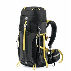 Pārgājienu mugursoma Naturehike PRO, 65L, melna cena un informācija | Pārgājienu un ceļojumu mugursomas | 220.lv