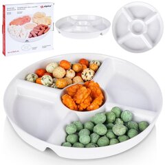 керамическая тарелка для закусок, белая 23 см цена и информация | Посуда, тарелки, обеденные сервизы | 220.lv