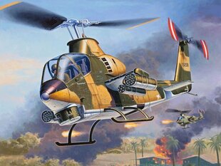 Konstruktors helikopters Revell Bell Cobra AH-1A 1:100 14c, 52 gab. cena un informācija | Konstruktori | 220.lv