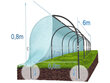 Lecekts ar agro plēvi, 6 m cena un informācija | Siltumnīcas | 220.lv
