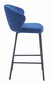 2 krēslu komplekts Gatta, zils cena un informācija | Virtuves un ēdamistabas krēsli | 220.lv