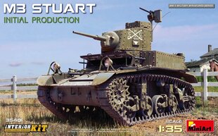 Līmējošais modelis MiniArt 35401 M3 Stuart Initial Production Interior Kit 1/35 цена и информация | Склеиваемые модели | 220.lv