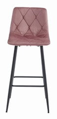 Комплект из 2 барных стульев, розовый цена и информация | Стулья для кухни и столовой | 220.lv