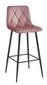 2 bāra krēslu komplekts, rozā krāsā cena un informācija | Virtuves un ēdamistabas krēsli | 220.lv