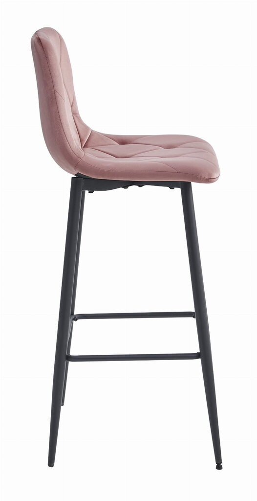 2 bāra krēslu komplekts, rozā krāsā цена и информация | Virtuves un ēdamistabas krēsli | 220.lv