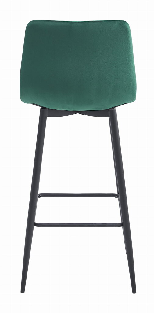 2 krēslu komplekts, zaļš цена и информация | Virtuves un ēdamistabas krēsli | 220.lv