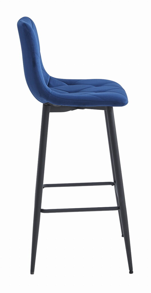2 krēslu komplekts, zils cena un informācija | Virtuves un ēdamistabas krēsli | 220.lv