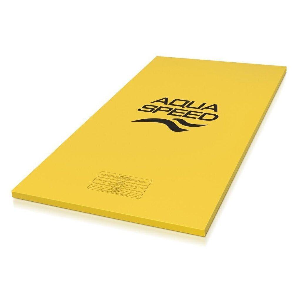 Peldošais paklājs Aqua Speed Floating Mat, dzeltens cena un informācija | Citi peldēšanas piederumi | 220.lv