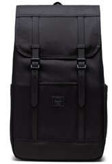 Mugursoma Herschel Retreat Black Tonal, 23 l, melna цена и информация | Рюкзаки и сумки | 220.lv