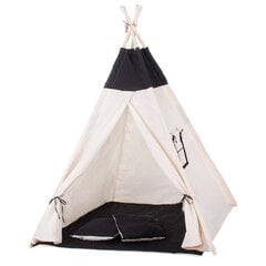 Tipi telts Springos TIP11 melna. cena un informācija | Bērnu rotaļu laukumi, mājiņas | 220.lv