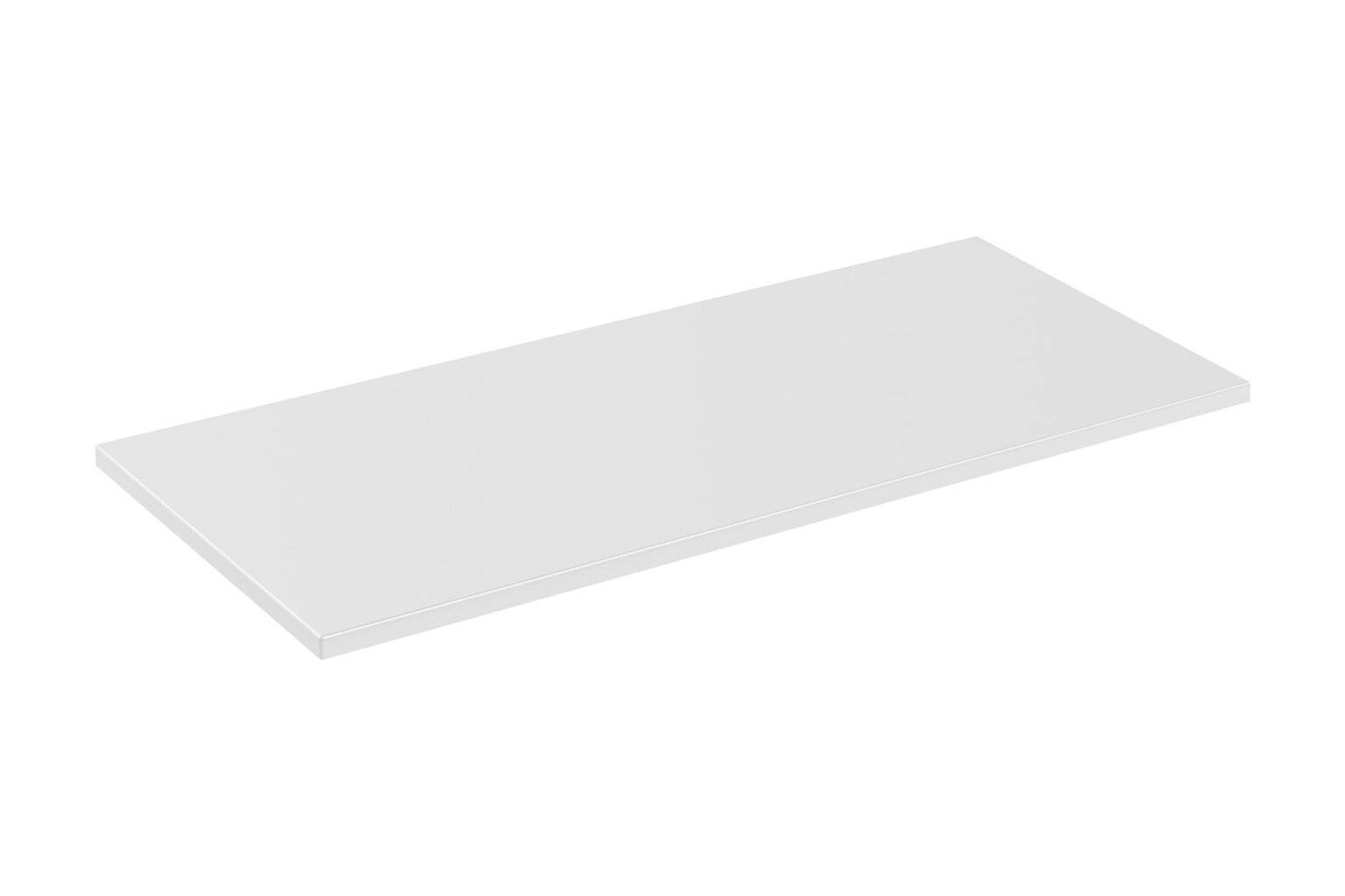 Galda virsma vannas istabas skapītim Iconic White 89-100-B, balta cena un informācija | Virsmas galdiem | 220.lv