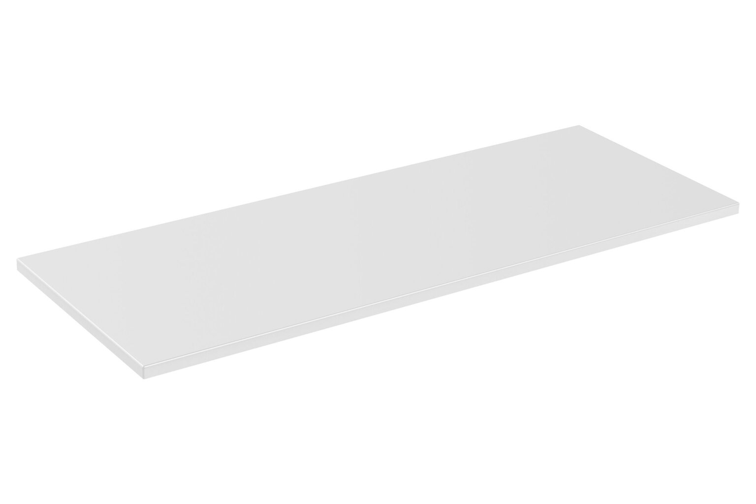 Galda virsma vannas istabas skapītim Iconic White 89-160-B, balta cena un informācija | Virsmas galdiem | 220.lv