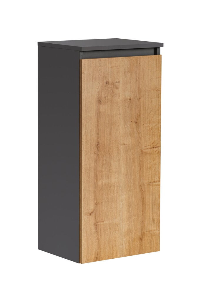 Vannas istabas skapis Comad Monaco Grey Oak 811 - FSC, brūns/pelēks цена и информация | Vannas istabas skapīši | 220.lv