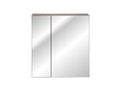 Vannas istabas skapītis ar spoguli Comad Santa Fe Taupe 84-60-A-2D, pelēks cena un informācija | Vannas istabas skapīši | 220.lv