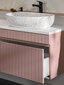 Vannas istabas skapītis Comad Iconic Rose 82-100-E-1S, rozā krāsā cena un informācija | Vannas istabas skapīši | 220.lv